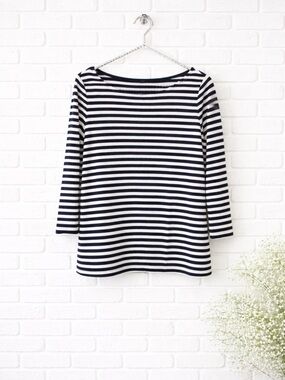 Banana Republic NWT Mariner Stripe Long Sleeve Top Size S